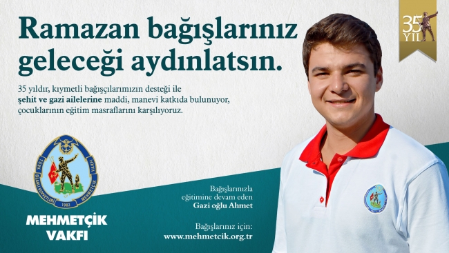 Mehmetçik Vakfı fitre ve zekatları kabul etmeye başladı